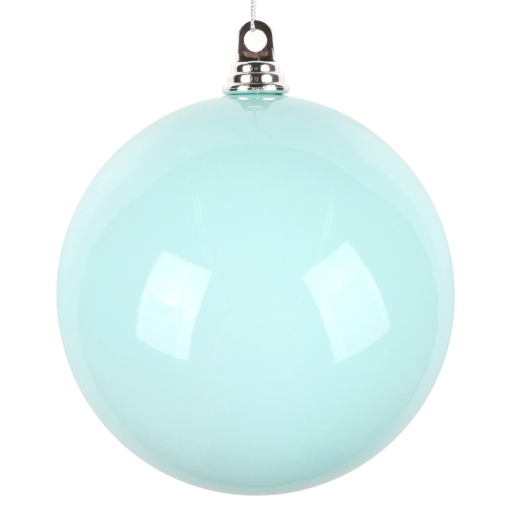 8" Aqua Enamel Ball