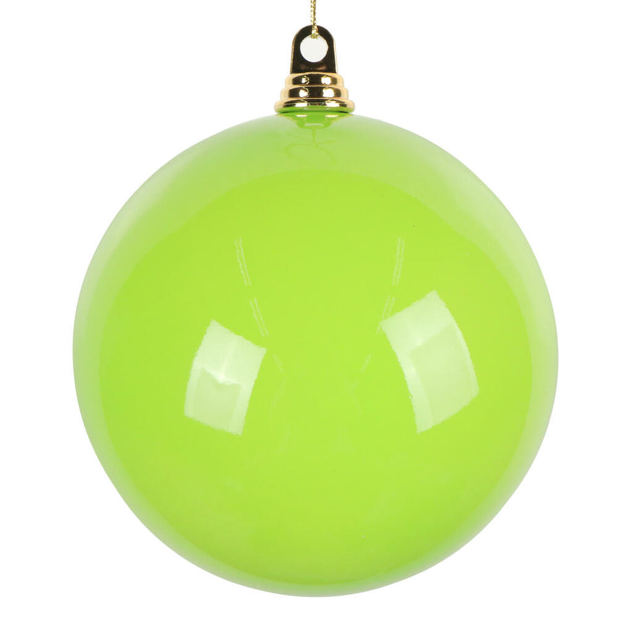 8" Lime Enamel Ball
