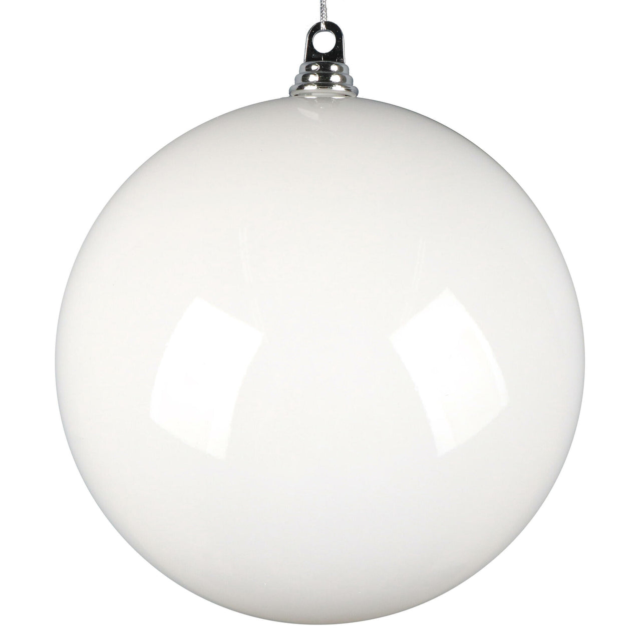 12" White Enamel Ball