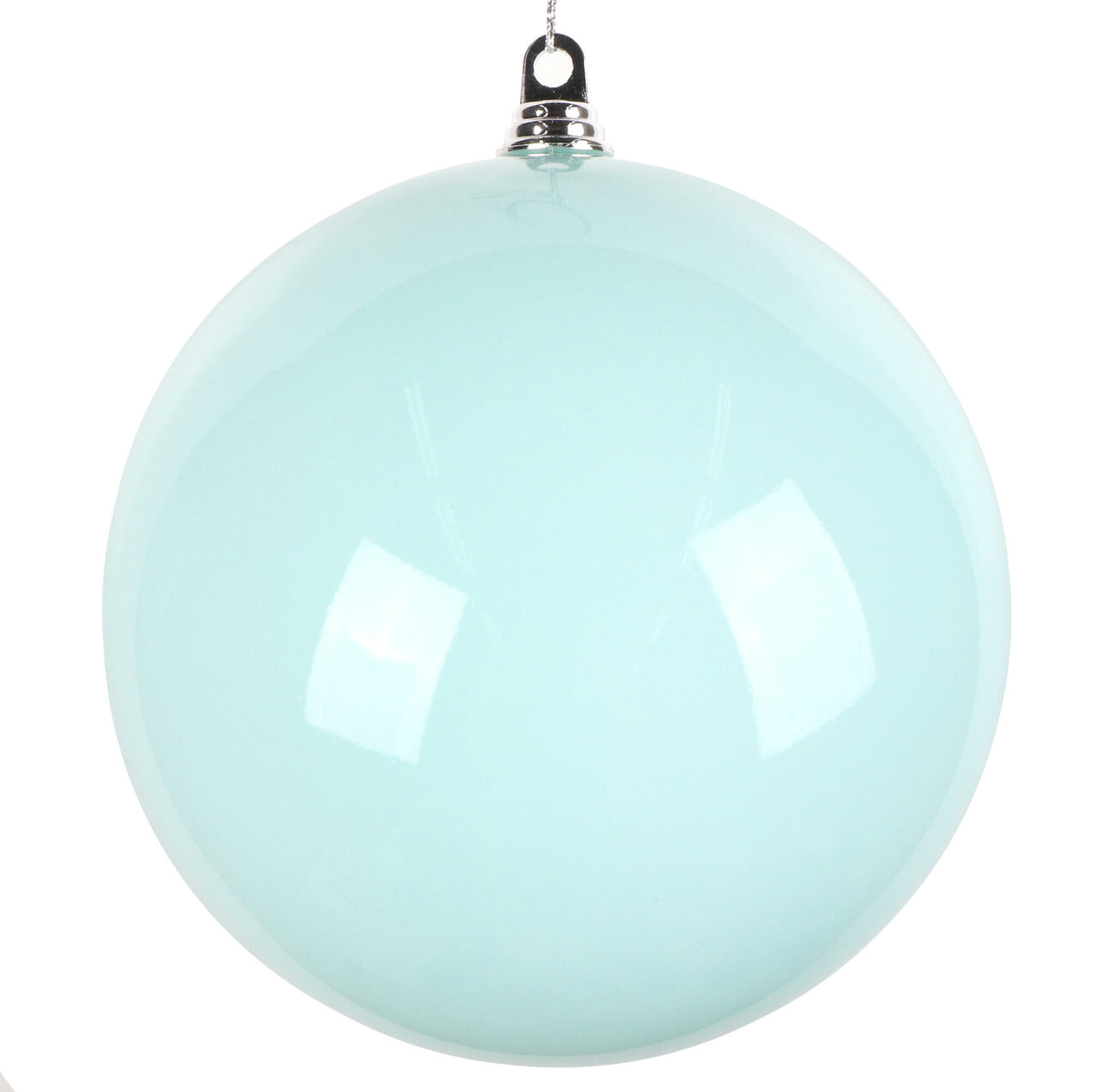 12" Aqua Enamel Ball