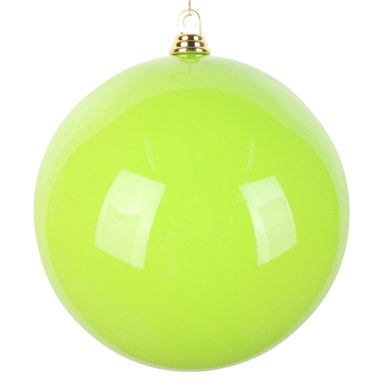 10" Lime Enamel Ball