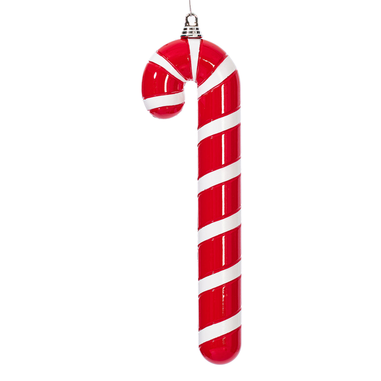 18" Red Enamel Candy Cane