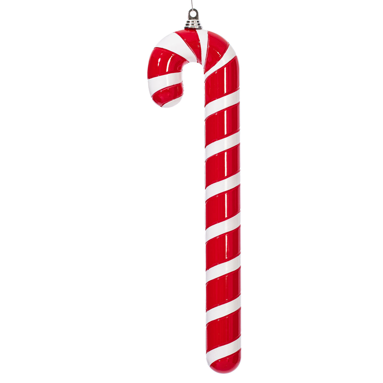 24" Red Enamel Candy Cane