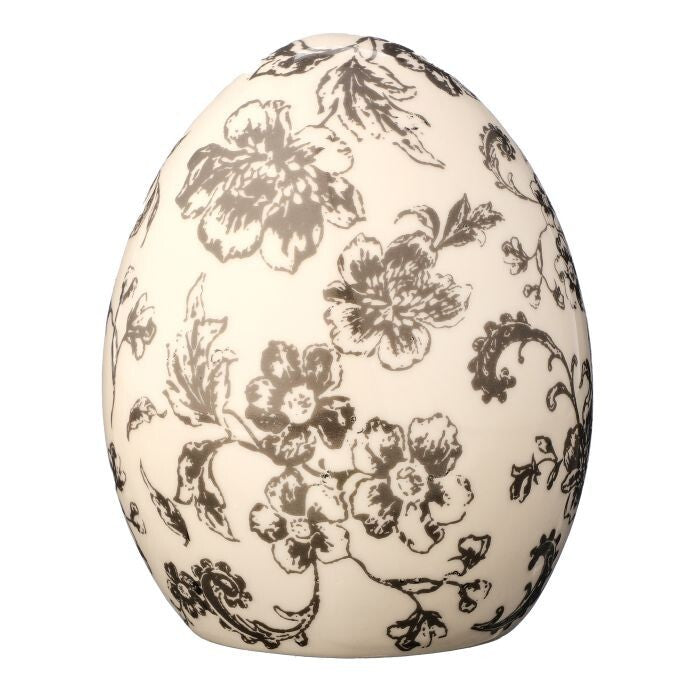 Ceramic Toile Egg 5"