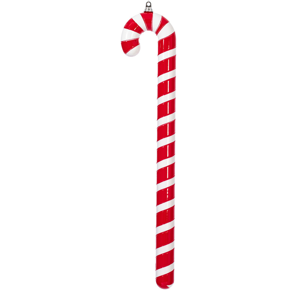 36" Red Enamel Candy Cane