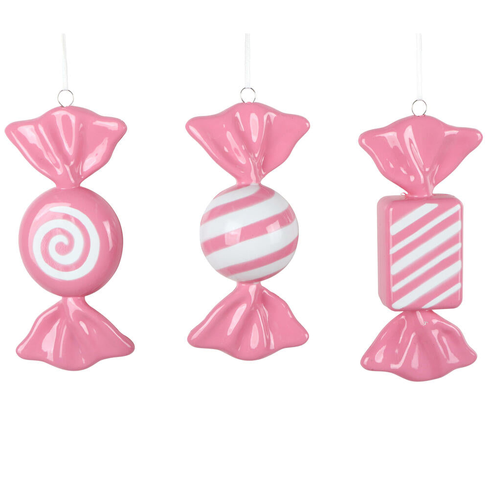 7.5" Hot Pink Enamel Candy Assort