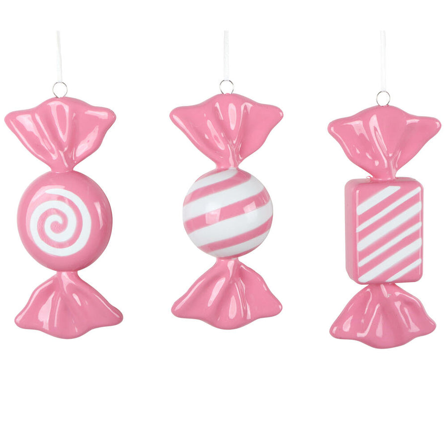 7.5" Hot Pink Enamel Candy Assort