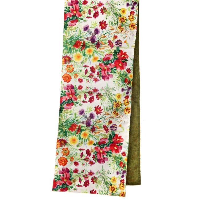 Fabric Summer Floral Runner 13"X72"