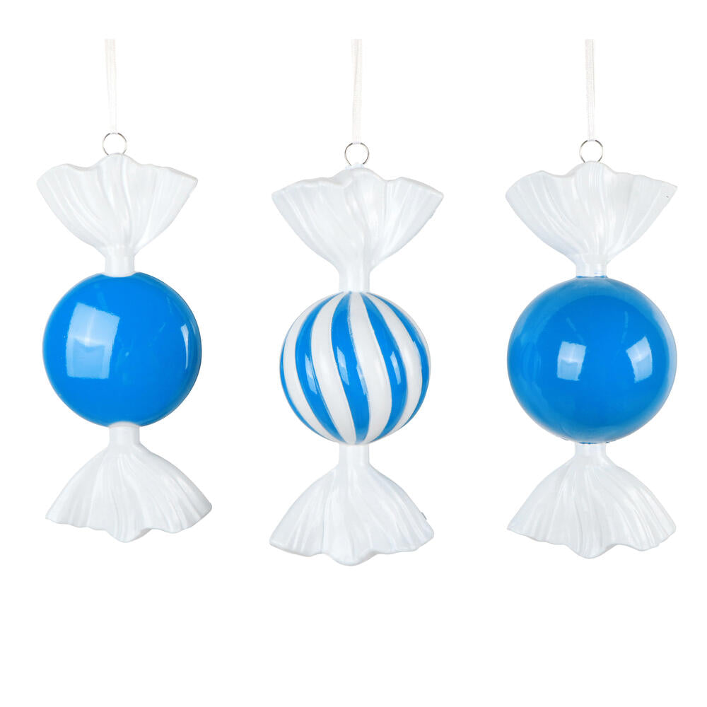 7" Blue Enamel Candy Assortment