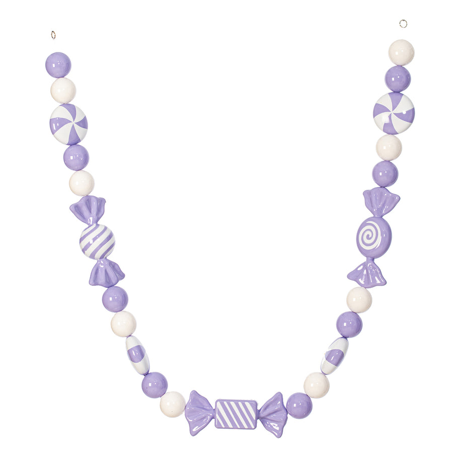 5.5" Lavender Enamel Candy Garland