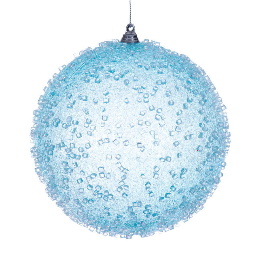 6" Baby Blue Icy Sugar Ball