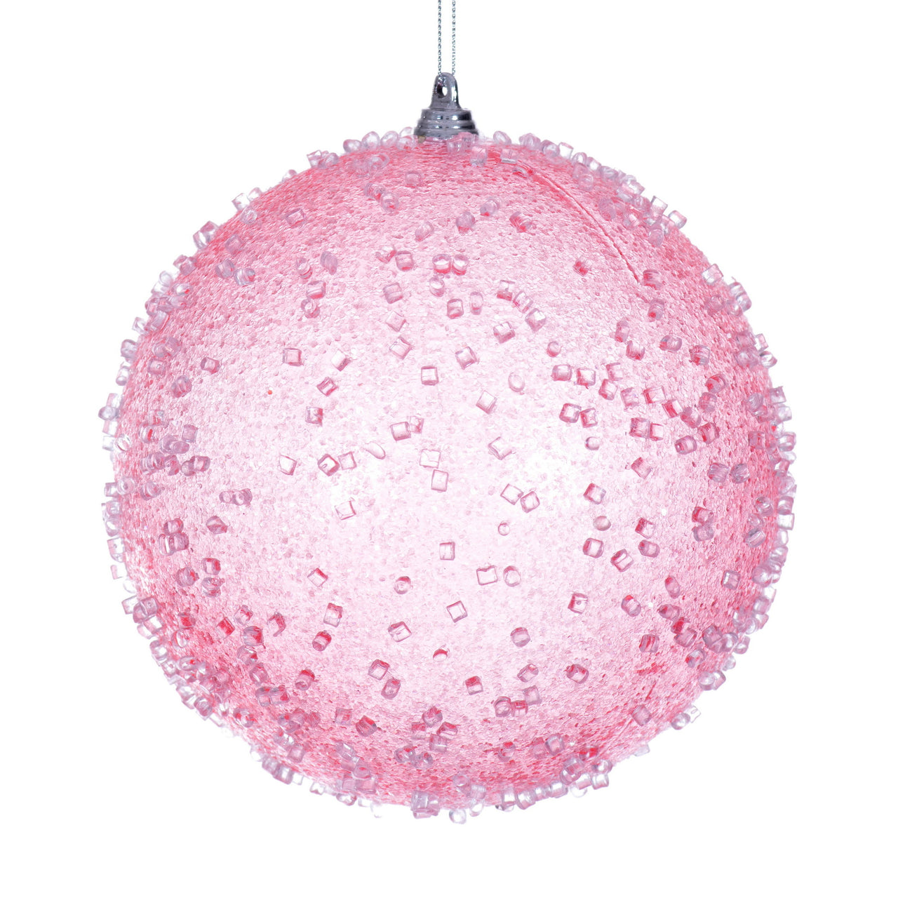 6" Pink Icy Sugar Ball