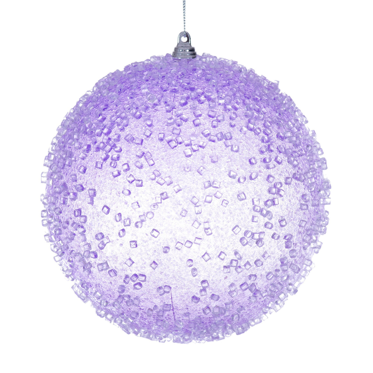 6" Lavender Icy Sugar Ball