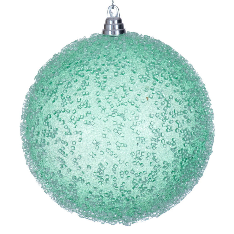 8" Seafoam Green Icy Sugar Ball