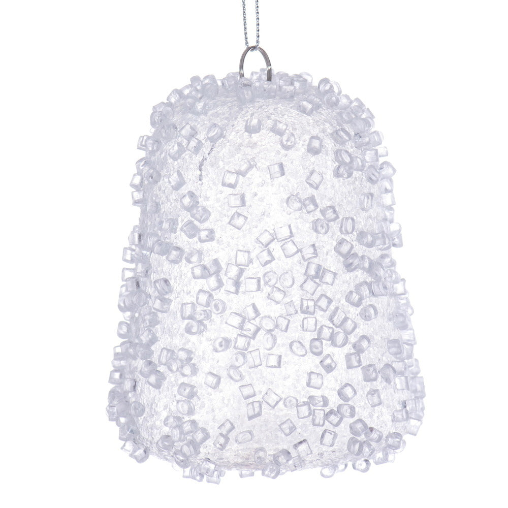 3.5" White Icy Sugar Gum Drop