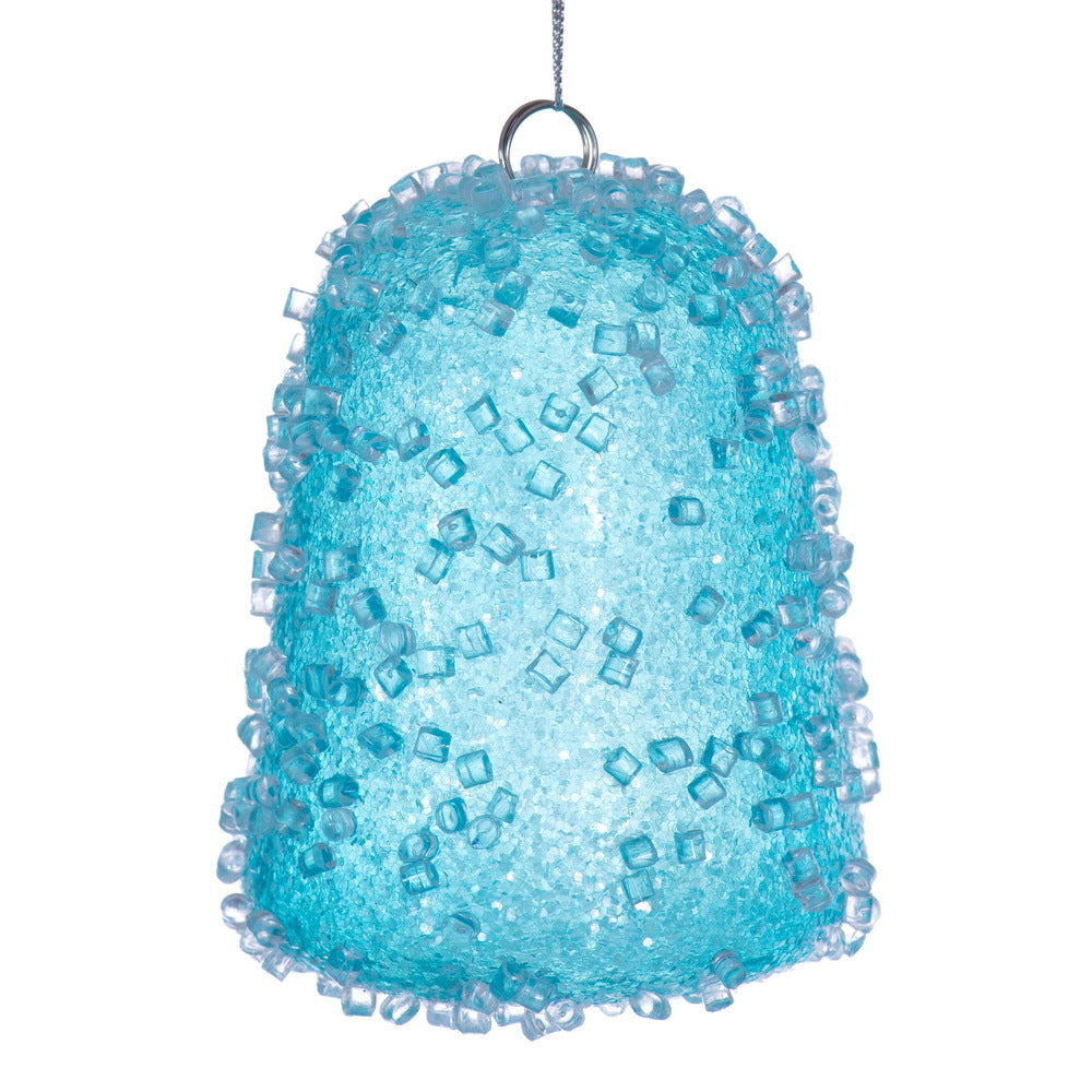 3.5" Baby Blue Icy Sugar Gum Drop