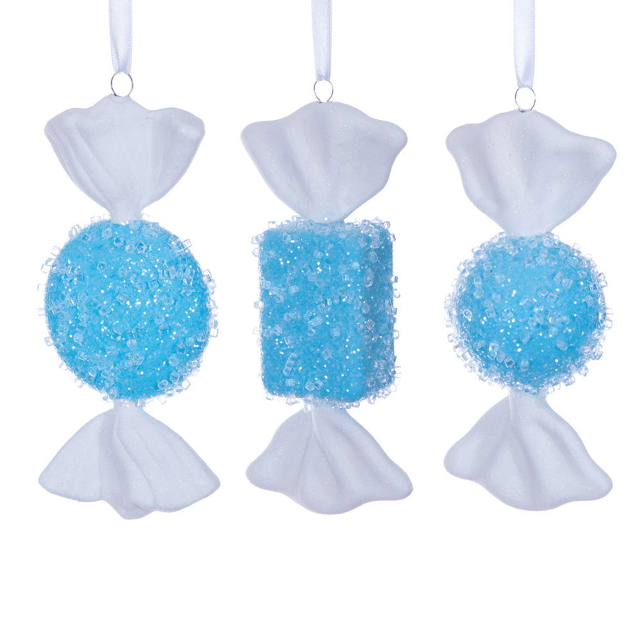 7-8" Baby Blue Icy Sugar Flat Candy