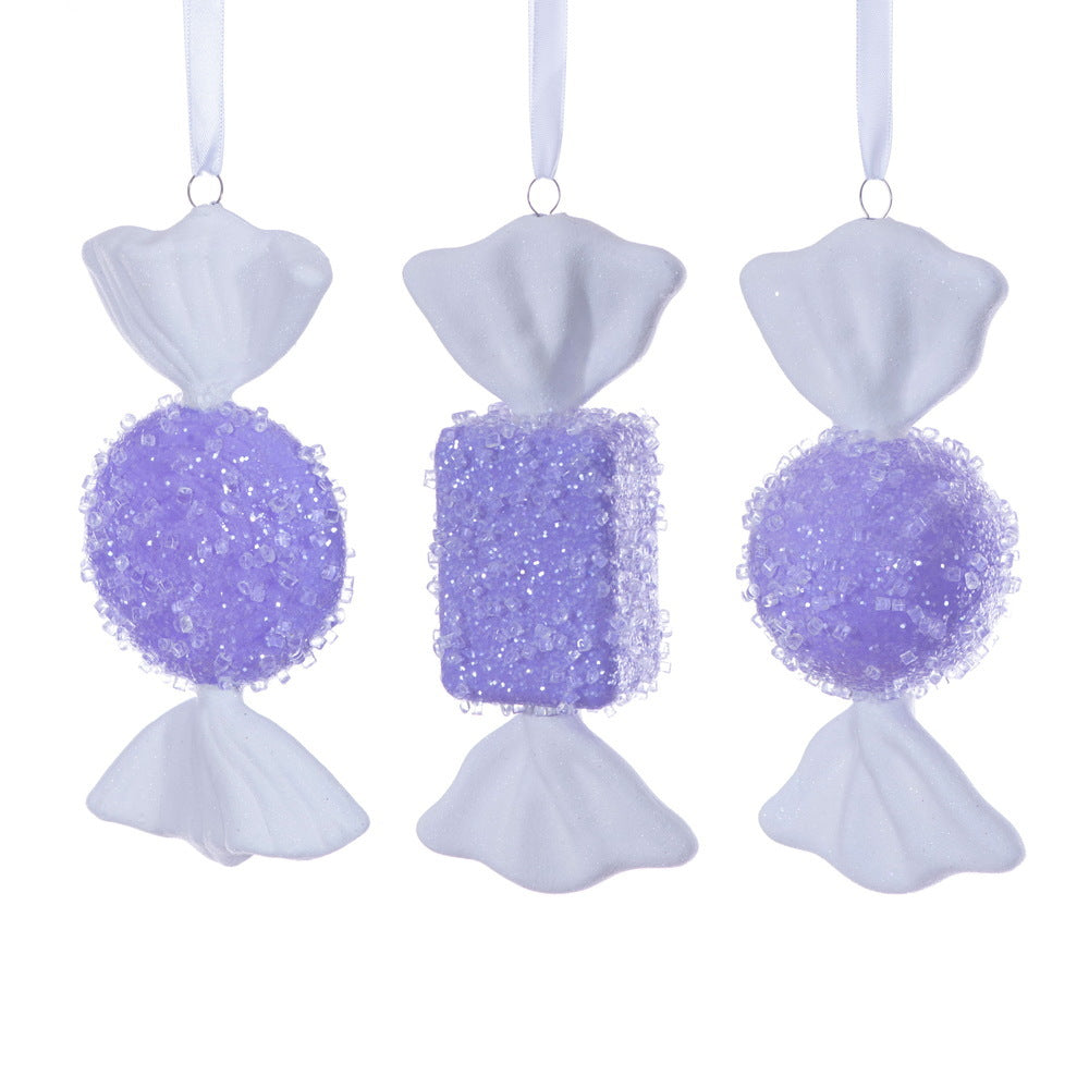 7-8" Lavender Icy Sugar Flat Candy