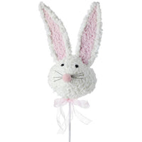 Furry Easter Bunny Head Pick 25