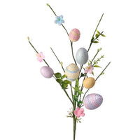 Easter Paper Wrap Egg & Flower Pick 16