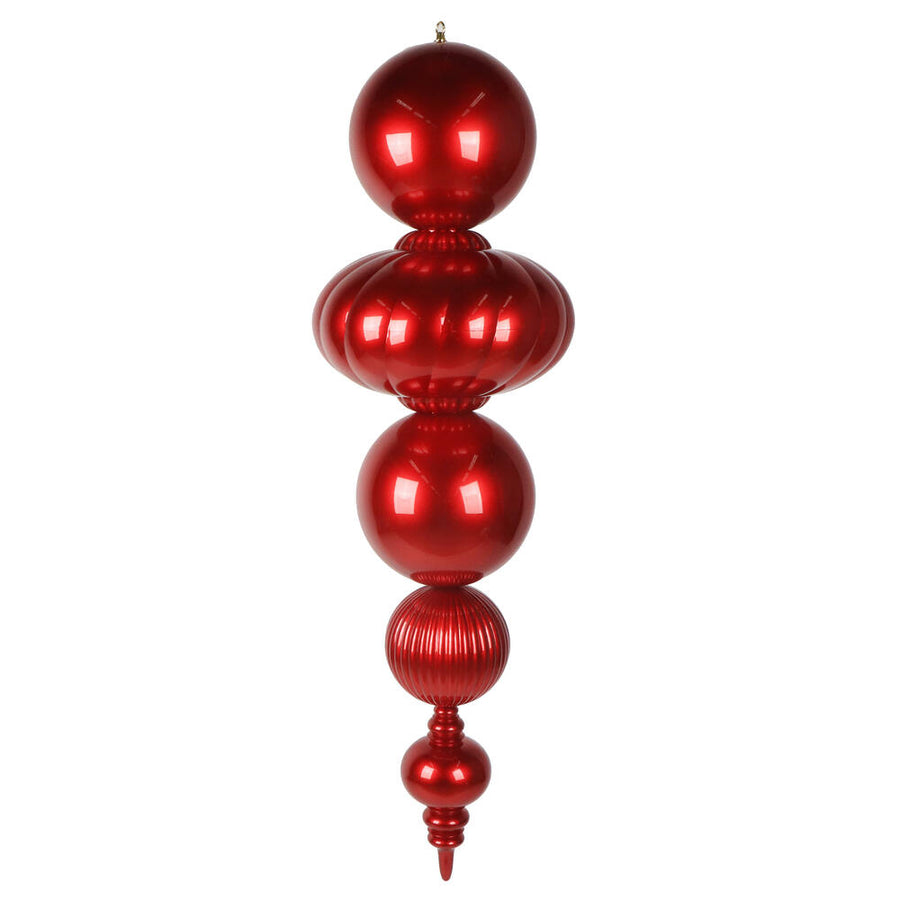 54" Red UV Candy Apple Finial