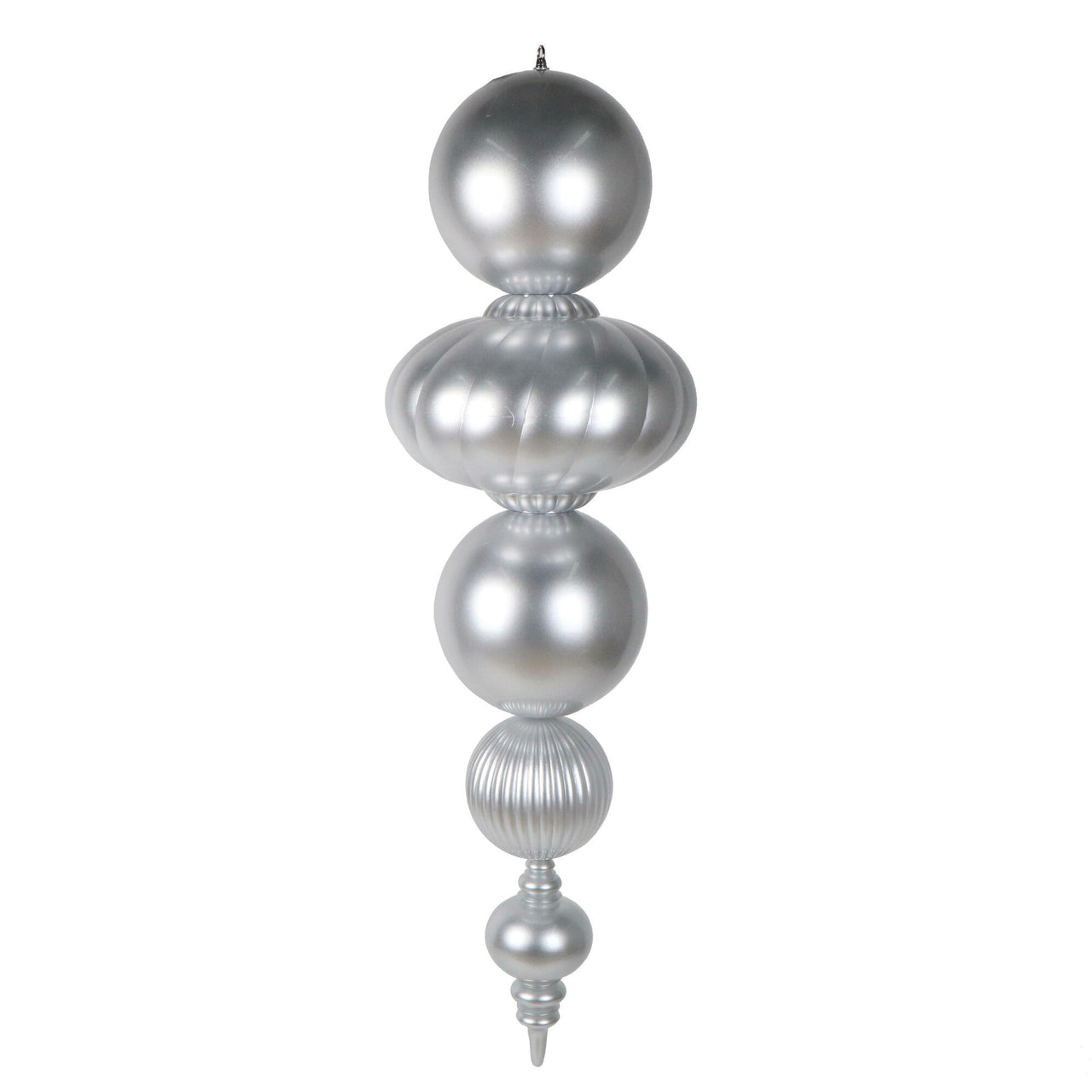 54" Silver UV Candy Apple Finial