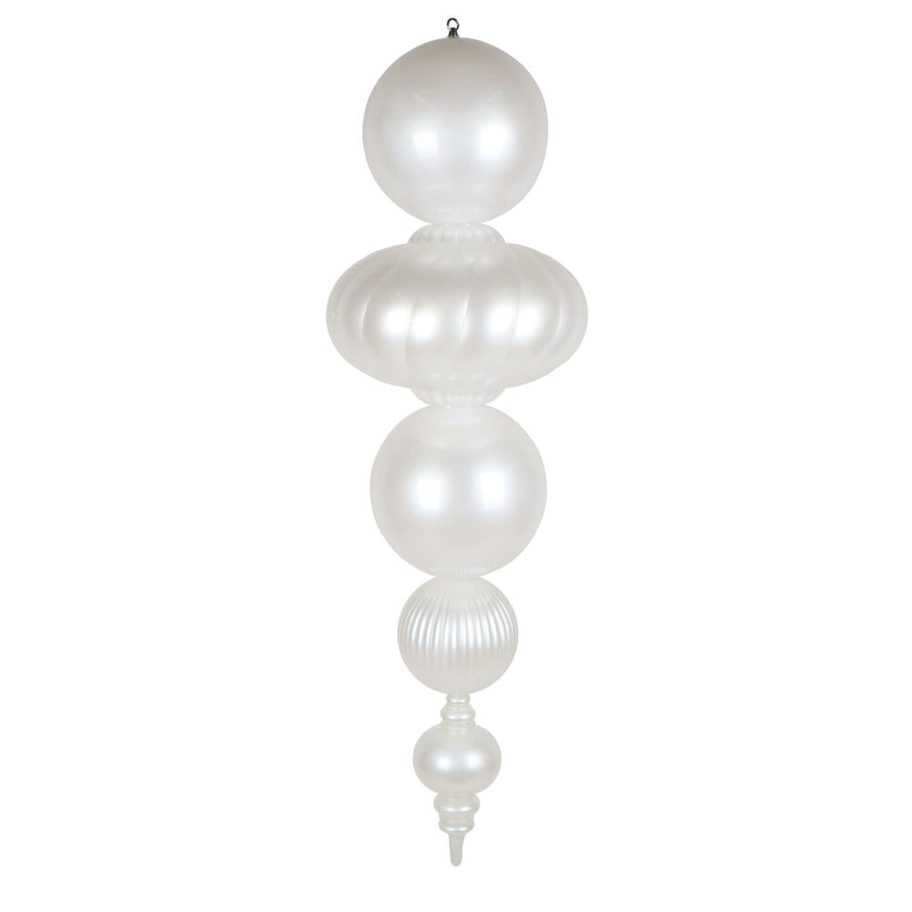 54" White UV Candy Apple Finial