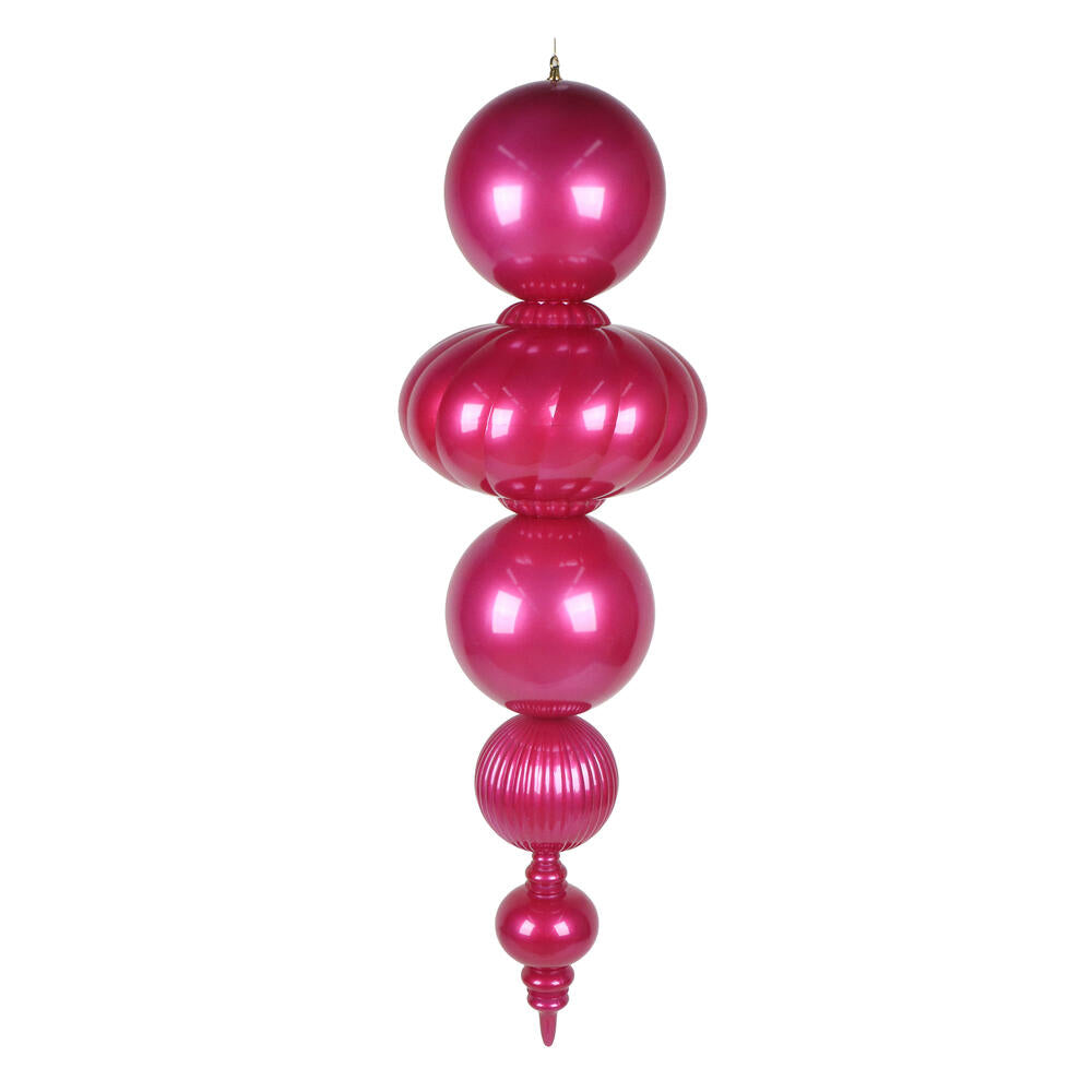 54" Hot Pink UV Candy Apple Finial