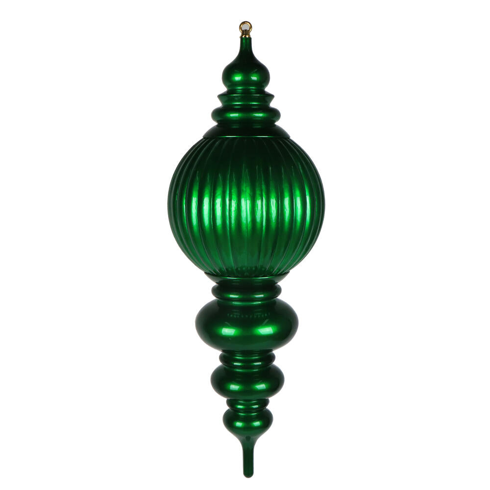 35" Green UV Candy Stripe Finial