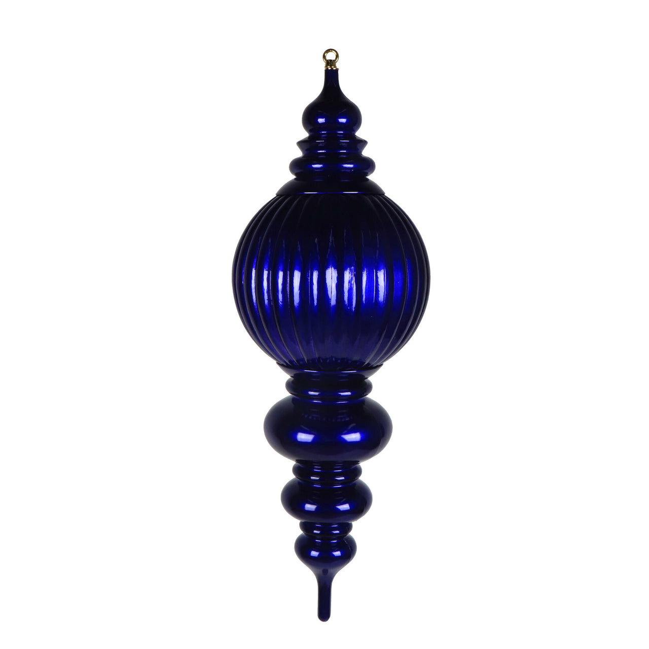 35" Purple Candy Stripe Finial
