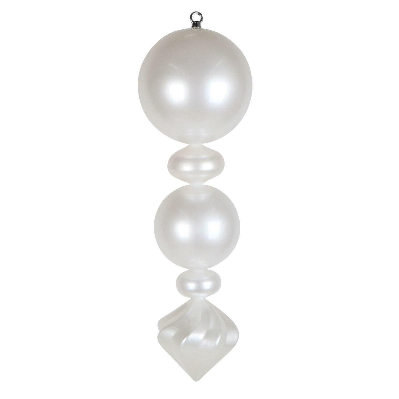 24" White UV Candy Ball Onion Finial