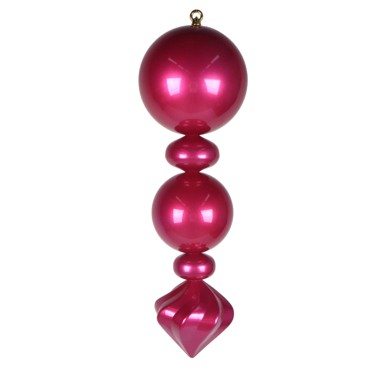 24" Hot Pink UV Candy Ball Onion Finial