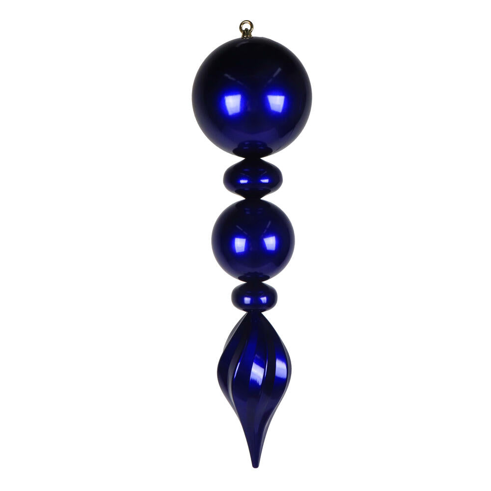 30" Purple Candy Ball Swirl Finial