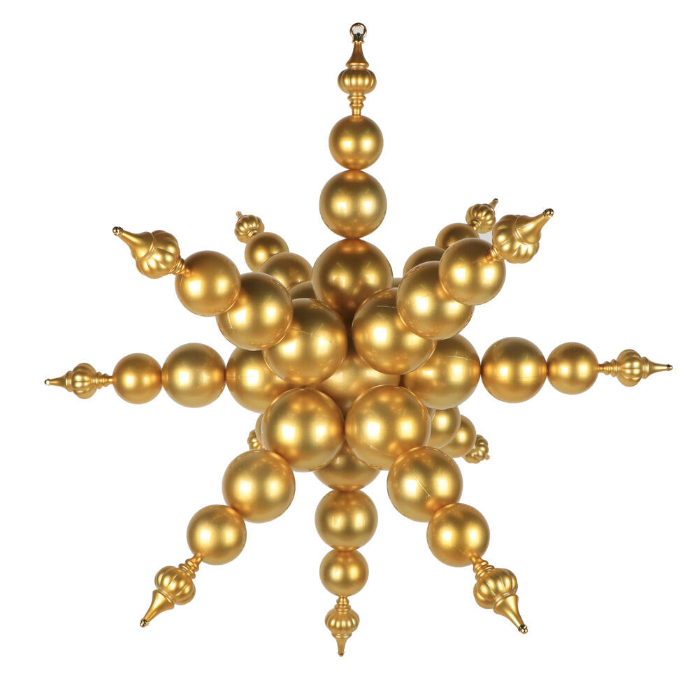 39" Gold UV Candy Starburst Finial