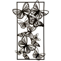 Metal Wall Butterfly Plaque 15X25