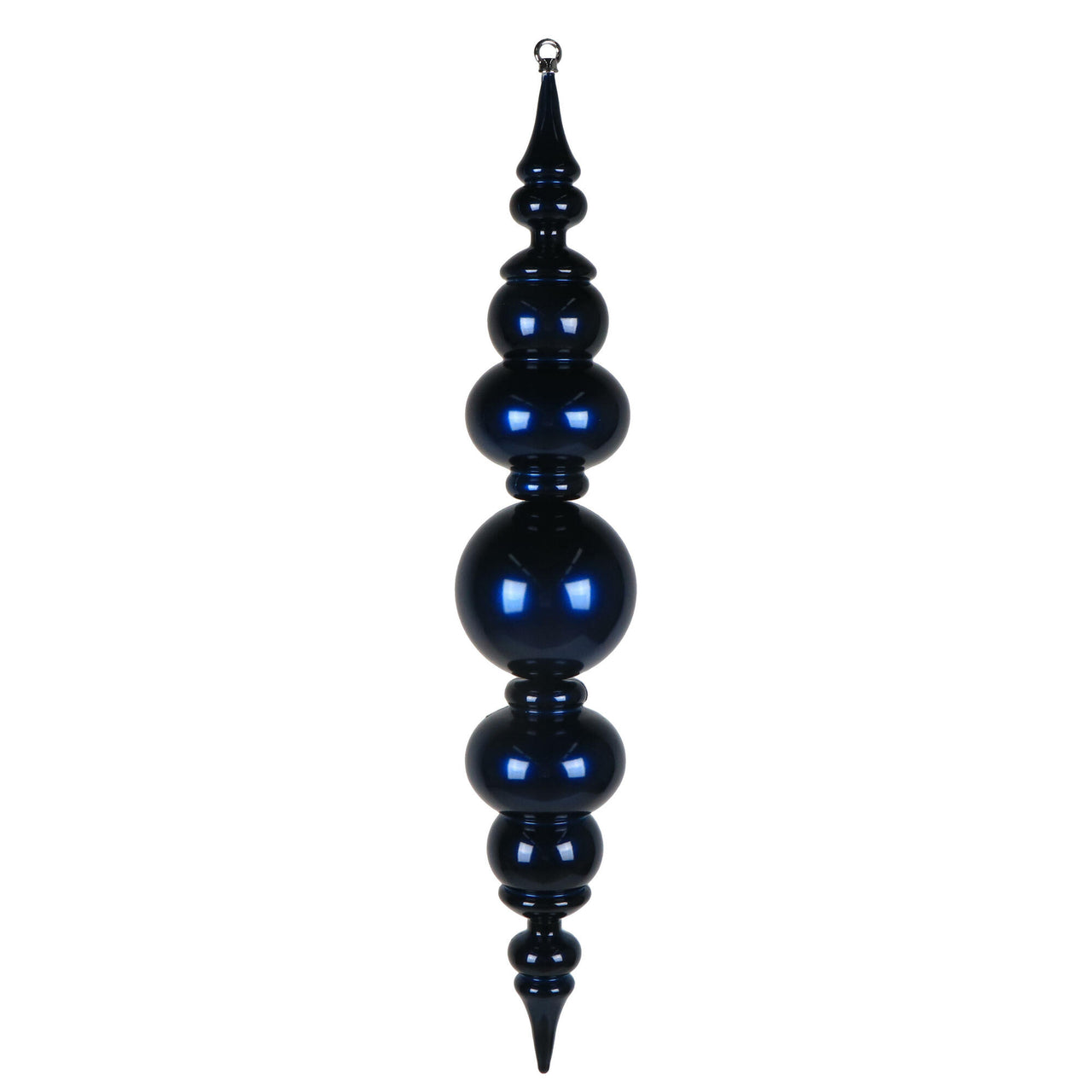 34" Blue Candy Ball Drop Finial