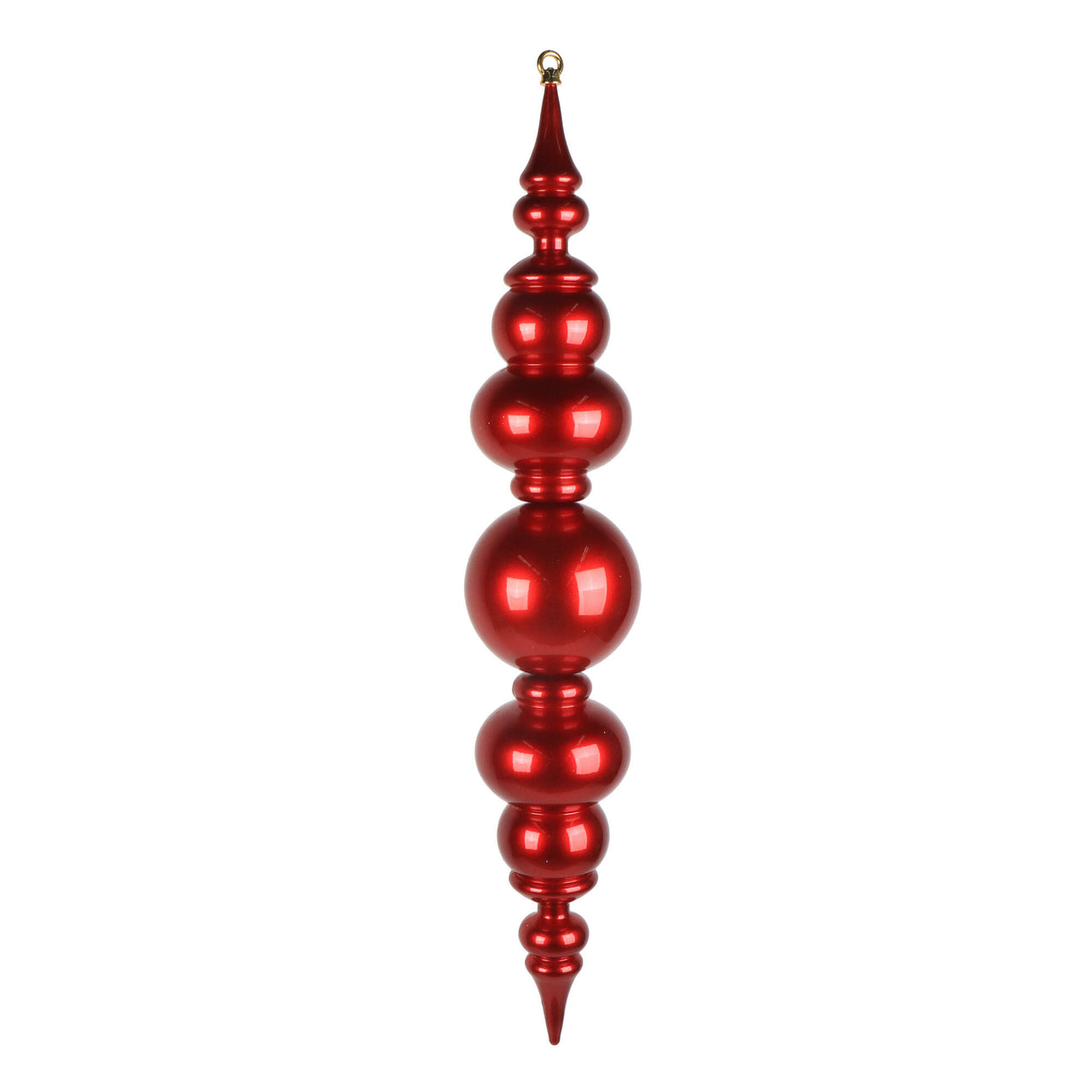 34" Red UV Candy Ball Drop Finial