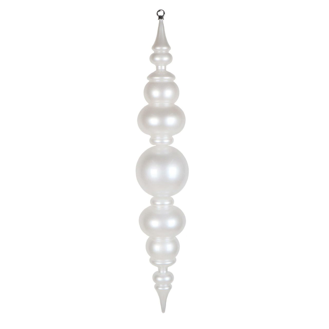 34" White UV Candy Ball Drop Finial