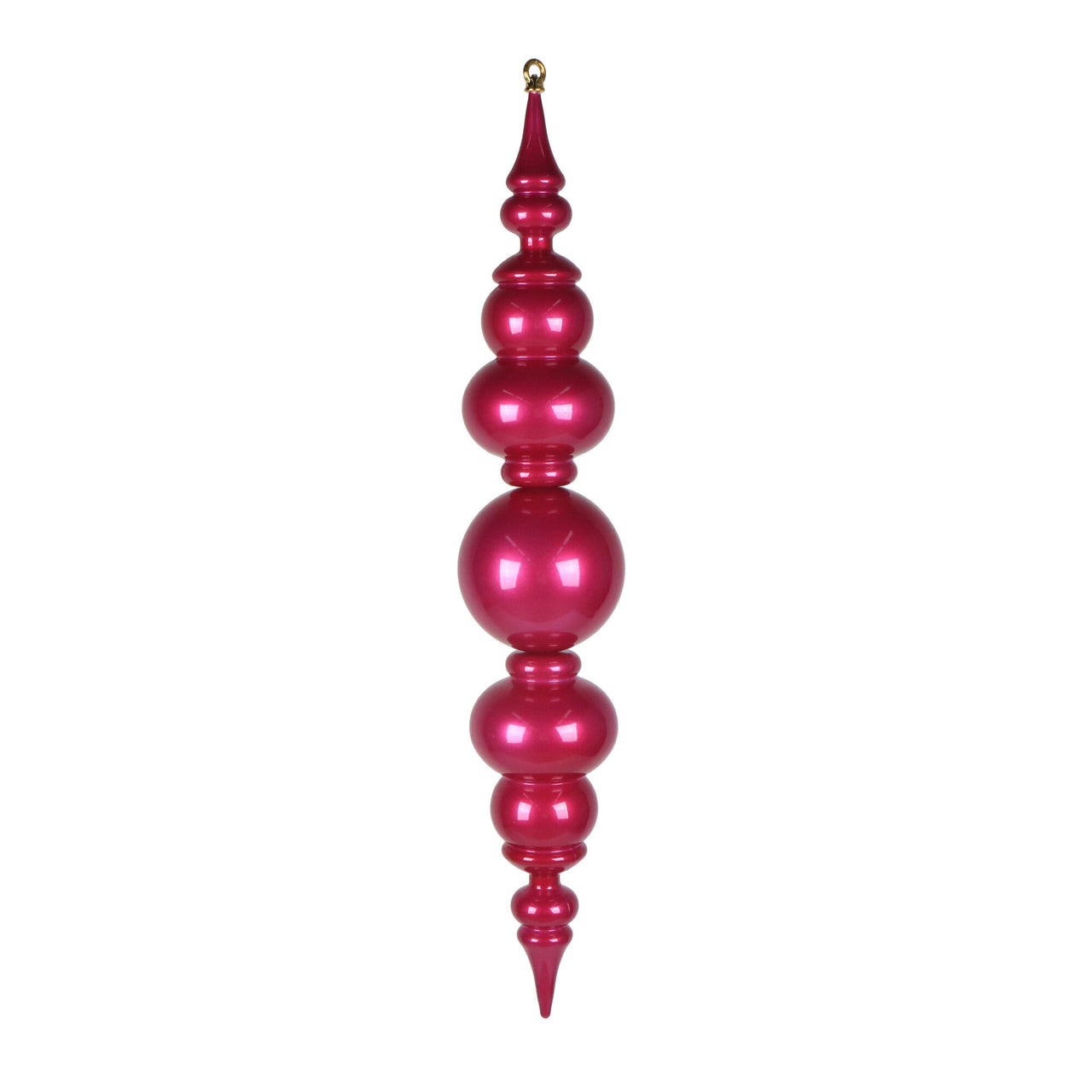 34" Hot Pink UV Candy Ball Drop Finial