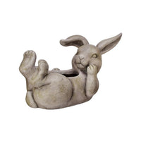 Mgo Bunny On Back Planter 24