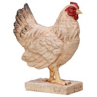 Resin 'Carved' Hen 8
