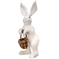 Display Easter Bunny Holding Basket 28