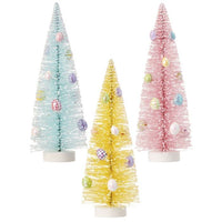 Flock Bristle Easter Tree W Eggs 10