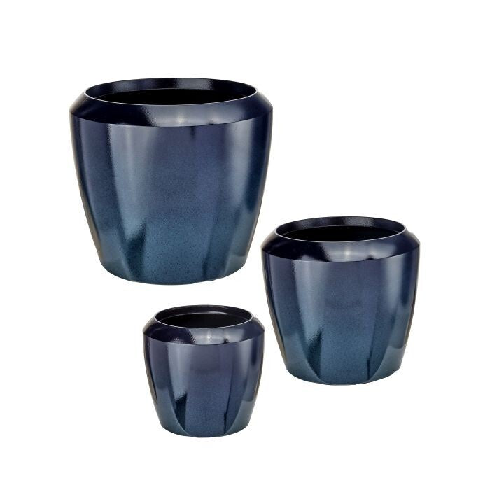 12-22" Glzd Fiber Resin Ridge Pltr Set/3