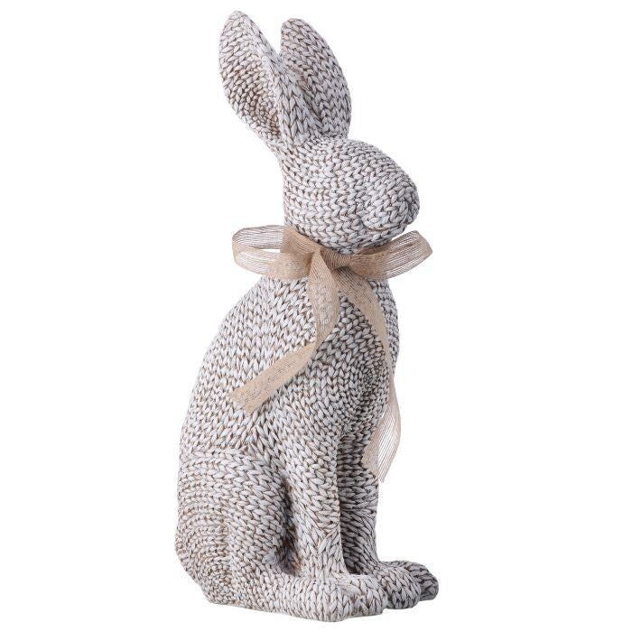 21" Resin Woven Rabbit