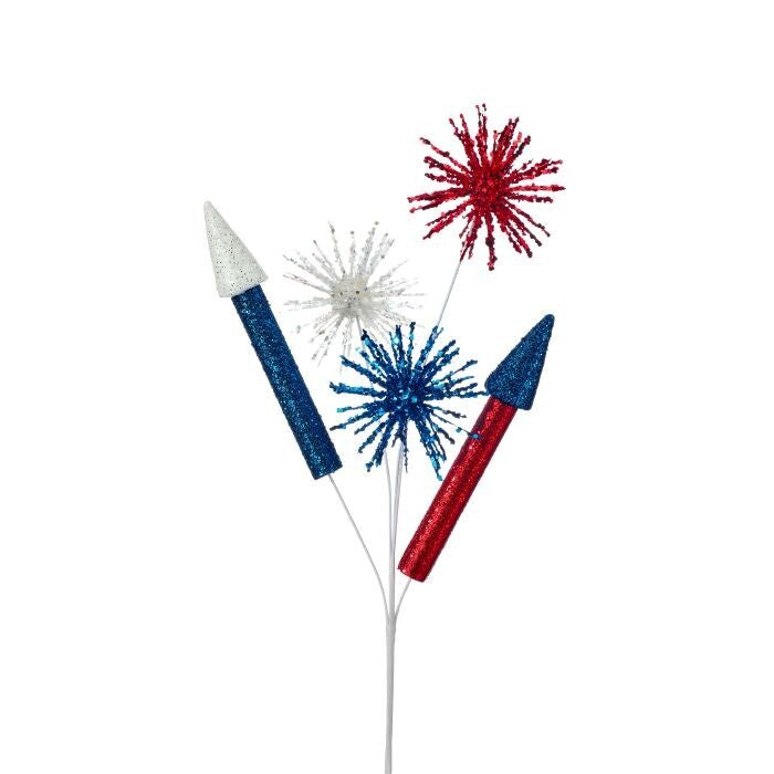 24" Fire Cracker Fourth Of July Spray