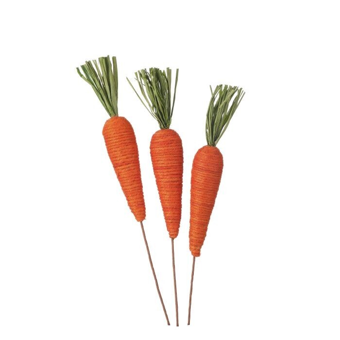 14" Jute Carrot Bag/3