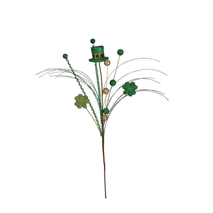 18" St Patrick's Day Glitter Pick