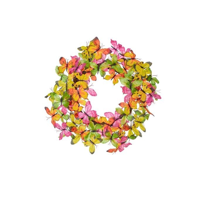 20" Butterfly Wreath