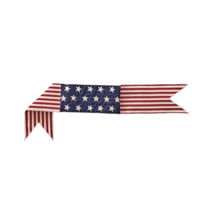 6"X44" Stars And Stripes Banner